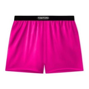 NWT Tom Ford Stretch Silk Satin Box Shorts
